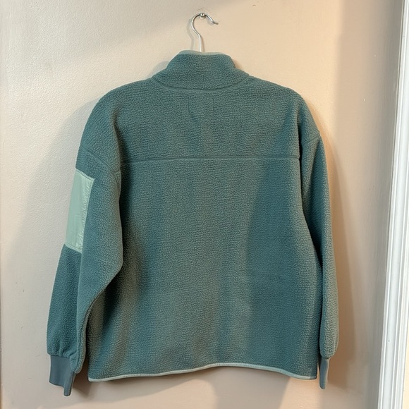 NWT Madewell MWL Sherpa Fleece Snap Front Jacket - Picture 8 of 8